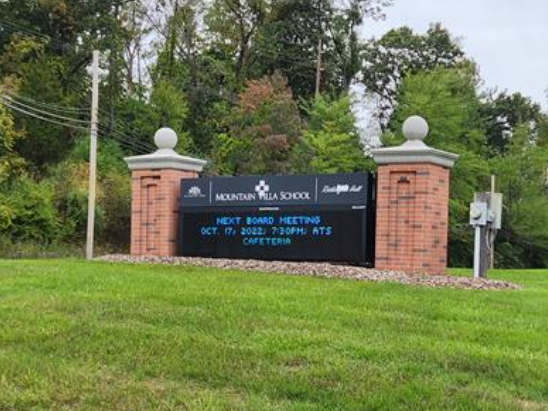MVS/Rutherfurd Hall Sign